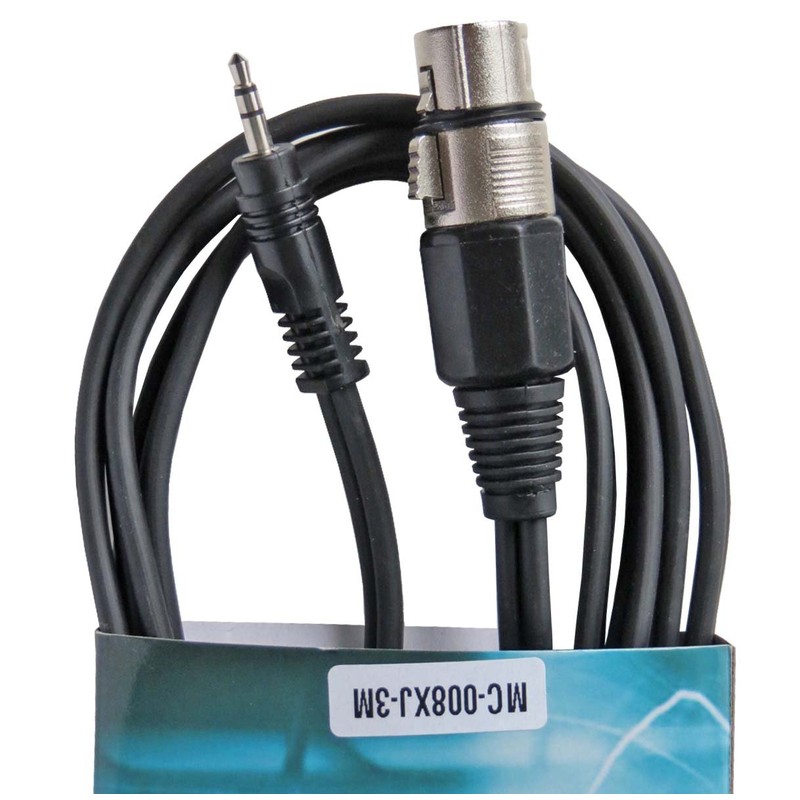 Keepdrum – 008XJ 3 M XLR Female – 3.5 mm