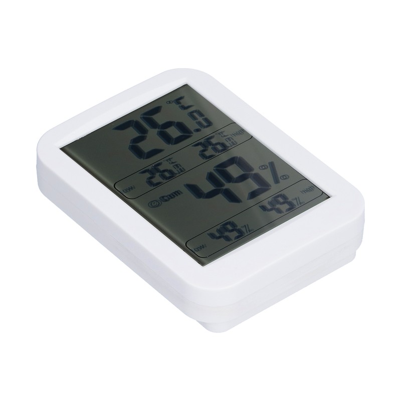 Large Screen Digital Thermo Hygrometer Temperature Humidity Gauge with Memory