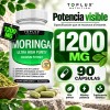 Extracto De Moringa Oleifera En Cápsulas 1200 Mg 90 Piezas