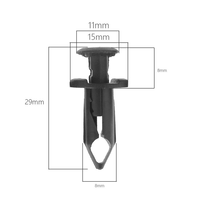 Vkinman Plastic Fender Clips Body Rivets Replacement for Honda Rancher
