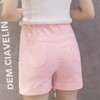 Maternity Summer Shorts High Waist Elastic Cotton Breathable Pregnancy Belly