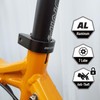 ONIPAX Anti-Theft Bicycle Seat Post Clamp Aluminum Alloy 31.8MM Black