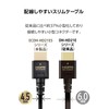 Elecom ECDH-HD21ES10BK HDMI Cable, 3.3 ft (1 m), Ultra High