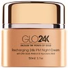 GLO24K Crema de noche con retinol con oro de 24k,