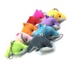 Toyvian 5 Pieces Plush Small Dolphin Decor Pendant for Key