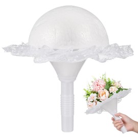 TOYANDONA Bridal Flower Bouquet Holder Wedding Bouquet Holder Flowers Bouquet Holder Foam Artificial Bouquet Holder Large Bouquet Holder for Wedding or Engagement