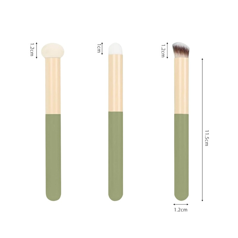 Concealer Brush Green Concealer Brush Portable Concealer Brush Natural Concealer
