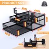 Sliding Under Desk Drawer Organizer No Drilling 2 Drawers Slide