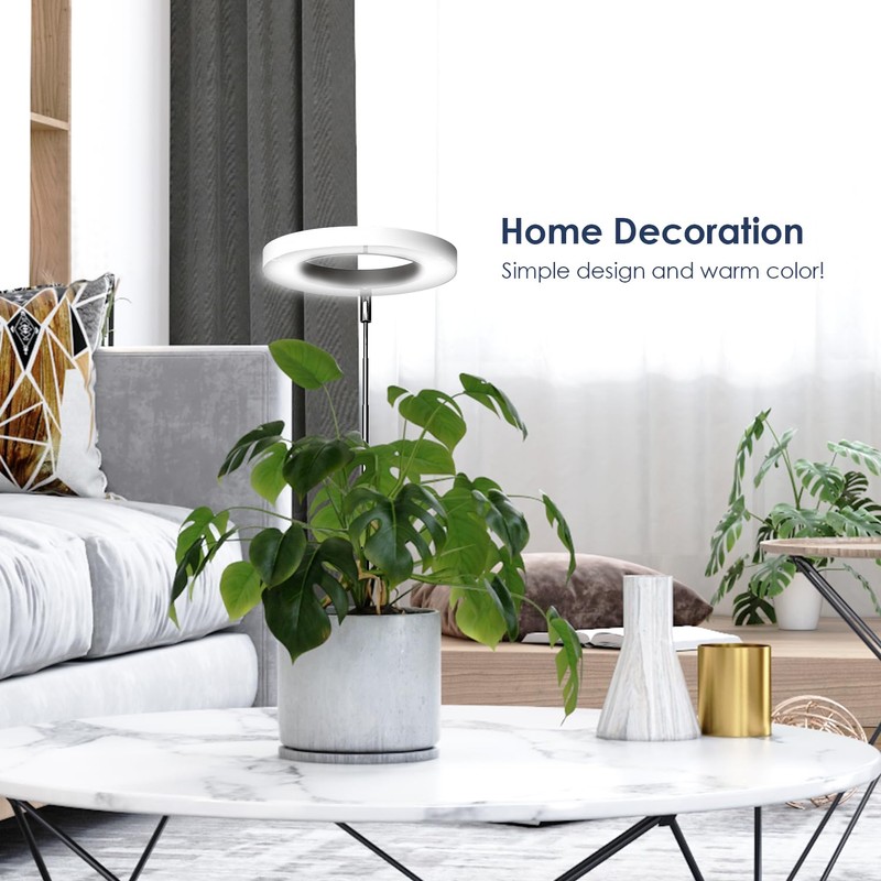 IMVSINCERE Full Spectrum Dimmable LED Grow Light - Adjustable Height