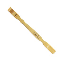BambooMN 17 Inch Bamboo Wooden Back Scratchers Shoe Horn for Itchy Stress Relief, 100 Units