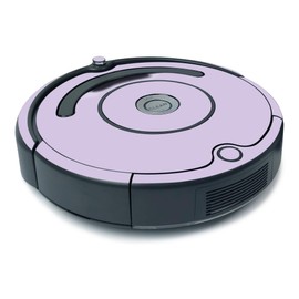 MightySkins Skin for iRobot Roomba 675 Minimal Coverage - Solid Lilac | Protective, Durable, and Unique Vinyl Decal wrap Cover | Easy to Apply, Remove, and Change Styles | Made in The USA