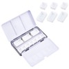 PandaHall Empty Watercolour Tins Box with 12 Pieces Half Pans