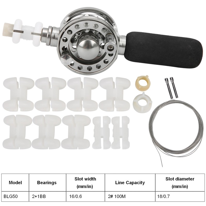 All Metal Fishing Reel 2+1 Bearings High Speed Fishing Raft
