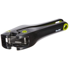 IBILI 776400 Knoblauchpresse Easycook, Edelstahl, Silber/schwarz/grün, 19 x 4 x 6 cm