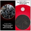 Magnifying Viewing Jar Multifunction Waterproof Magnifying Glass Storage Jar with
