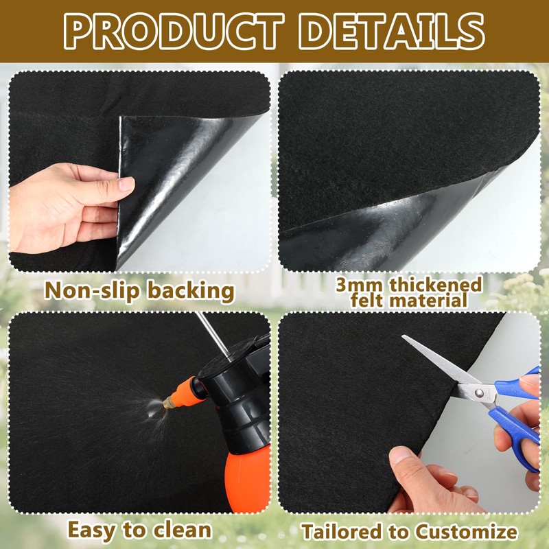 Waterproof Pet Playpen Mat, 59 x 39 Inch Cage Liner