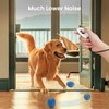 WEUYUY Upgraded Smart Interactive Dog Toys: 3 Interactive Modes Vibrating