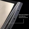 Ollain 10 PCS Page Protectors Waterproof Resealable Zip Paper Page