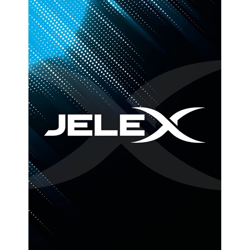 JELEX Nature Telescopic Walking Poles for Nordic Walking Adjustable, Includes