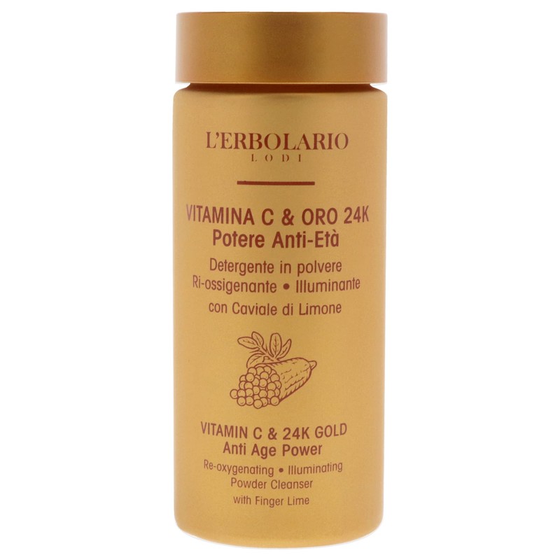 L'Erbolario Vitamin C & 24K Gold Anti-Ageing Enzyme Facial Cleansing