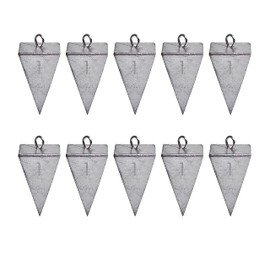 Pyramid Sinkers Fishing Weights Fishing Sinker, Saltwater Fishing Weights Sinkers for Saltwater Surf Fishing Gear Tackle 1oz 2oz 3oz