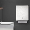 Comercial Paper Towel Dispenser Wall Mount, Brushed Stainless Steel Hand
