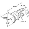 Prime-Line G 3143 Sliding Window Roller, Steel, Black Nylon Housing