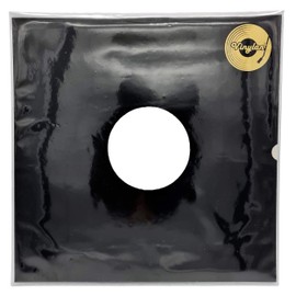Vinylan 25 Piezas Fundas Exteriores para Discos de Vinilo LP De Plástico Polyvinyl PVC Semirrígido Grosor 6 MIL Con Pestaña Resellable Sin Pegamento Protectores de Portadas Grandes de 12 Pulgadas