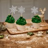 36 piezas de decoración de cupcakes de Navidad para decoración