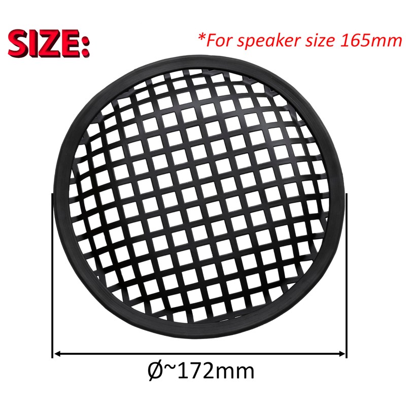 AERZETIX - C66077 Set of 2 Protective Nets for Speakers/Subwoofer