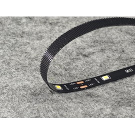 NIVOTA Dual Sensor Stair Light Strip, Double Motion Activated Sensor LED Strip Light for Stairway (Warm White 3000K (32.8FT Light Strip), Power Adapter + 16.4FT DC Cable)