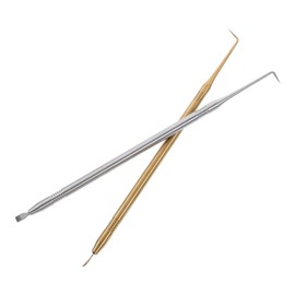 Outanaya 2pcs Stainless Steel Eyelash Lifting Rods Lash Separator Tool with Comb for Eyelash Lifts Design for Home and Travel Use Easy to Grip and Operate