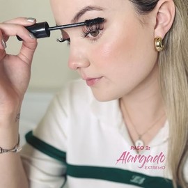 AVELINA COSMETICS - Iconic Dúo. Máscara de pestañas waterproof Volúmen Intenso y Alargado Extremo. Diseñado para alargar tus pestañas al máximo.