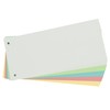 Limit Punched Cardboard Divider Strips 180gsm 5 Colours Pack of