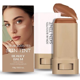 Beauty Balm Serum Boosted Skin Tint – Hydrating Tinted Moisturizer & Foundation Stick for a Radiant Glow. Portable, Lightweight, and Moisturizing for Effortless Face Makeup & Contour On-The-Go