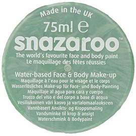 Snazaroo Classic Face and Body Paint for Kids and Adults, Bright Green Colour, Water Based, Easily Washable, Non-Toxic, Makeup, Body Painting for Parties, for Ages 3+