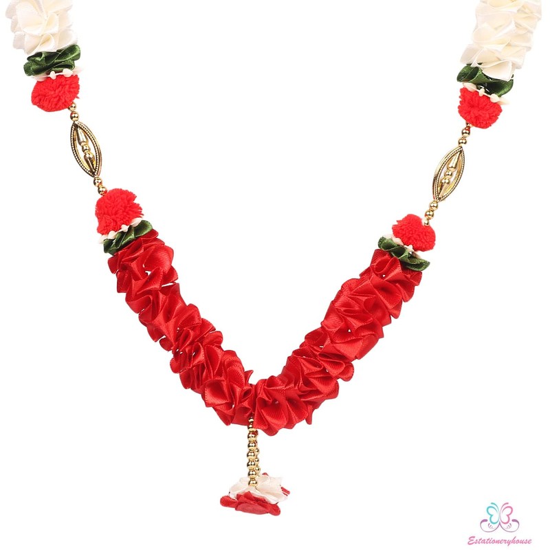 estationeryhouse Artificial Indian mala/garland/haar jaimala milni mala shaadi indian wedding