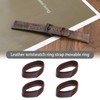 Watch Strap Loop Replacement Watch Strap Fastening Rings Leather Band