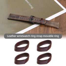 Watch Strap Loop Replacement Watch Strap Fastening Rings Leather Band Fastening Rings Watch Strap Holder Watch Accessories Pack of 10, Leather