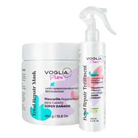 Kit Reparador Plex Para Cabello Maltratado Voglia