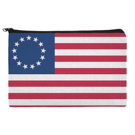 GRAPHICS & MORE Betsy Ross 1776 American Flag Makeup Cosmetic Bag Organizer Pouch