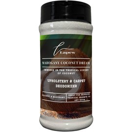 Lapew Mahogany Coconut Dream Carpet Freshener Powder: Powerful Odor Eliminator for Home, Upholstery Deodorizer, Carpet Deodorizer, Pet Urine, Cat Litter Box - Mahogany Coconut Dream Fragrance.