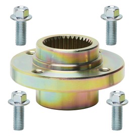 ICONSPORTSS GY6 Sprocket Hub Adapter 34T Axle Mount for 125cc 150cc 200cc 250cc ATV Go Kart Quad Taotao Coolster Kazuma Four Wheelers– Aluminum Rear Axle Hub with Mounting Screws (4 Hole)