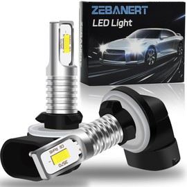 ZEBANERT 894/886/881/896 Fog Light bulbs Kit Fit For Kubota RTV 400 500 900 1100 1140 Bulbs, Kit Fit Tractor BX1870 BX2360 BX2370 BX24D Fog Light bulbs K7571-54340, 6000K White, (Pack of 2)