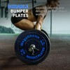 AKDSteel 1 Pair 45lb Bumper Plates 2 inch Rubber Weight