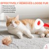 Self-Cleaning Slicker Brush One-Click Fur Release Deshedding Grooming Tool for
