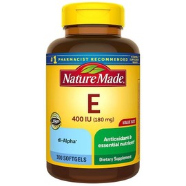 Nature Made E 400IU 180mg 300 Softgels