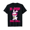 K-POP And Chill Music Lover Korean Bunny Merchandise Gift T-Shirt