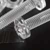 Pack of 60 Transparent Clear Plastic Acrylic M5 x 30mm