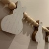 eBoutik - Cute Farmhouse Wooden Easter Bunny Garland Decorative Bunting